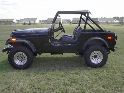  Rebuilt Jeep with Throttle Down Kustoms Frame Cover