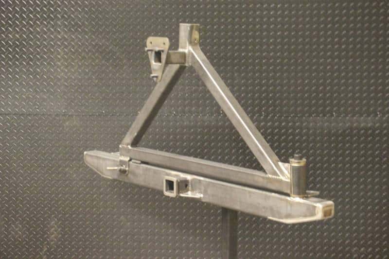 Throttle Down Kustoms - Rear Bumper Tire Carrier Receiver Hitch - Image 7
