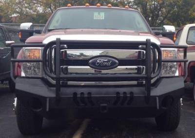 Throttle Down Kustoms - 2011-2016 Ford Super Duty Bumper Grille Guard - Image 22