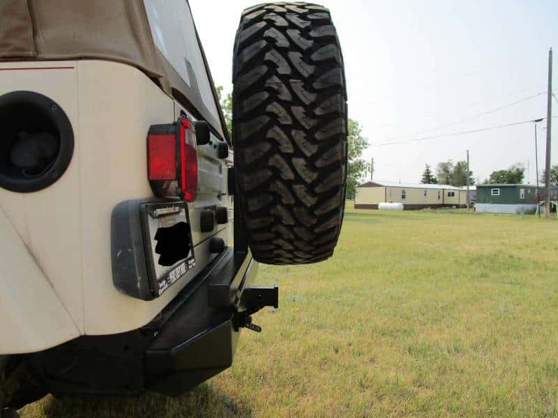 1997-2006 Jeep Wrangler TJ Rear Bumper with Tire Carrier - Throttle Down  Kustoms