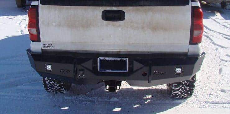 steel rear bumper