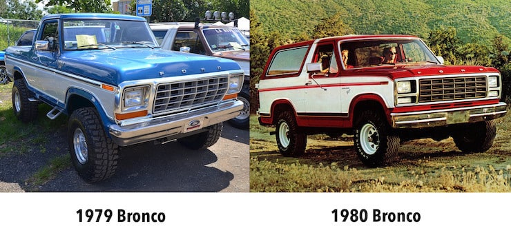 Ford Bronco types