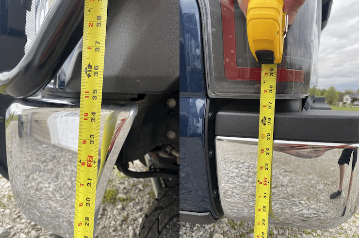 measure bumper