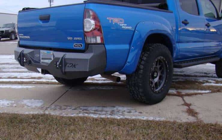 Toyota steel rear bumper