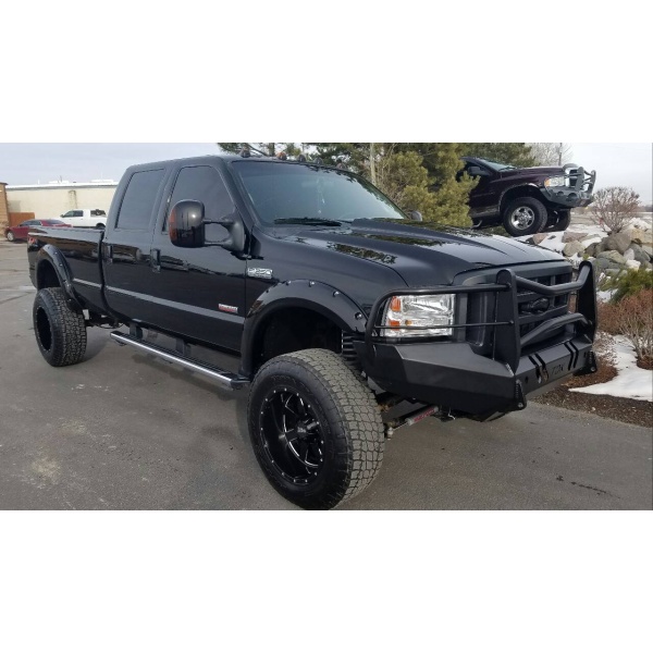 Smoked Housing Clear Corner Headlight Assembly For 2005-2007 Ford Super Duty - Halogen, DPT Motorsports 1 thumbnail image